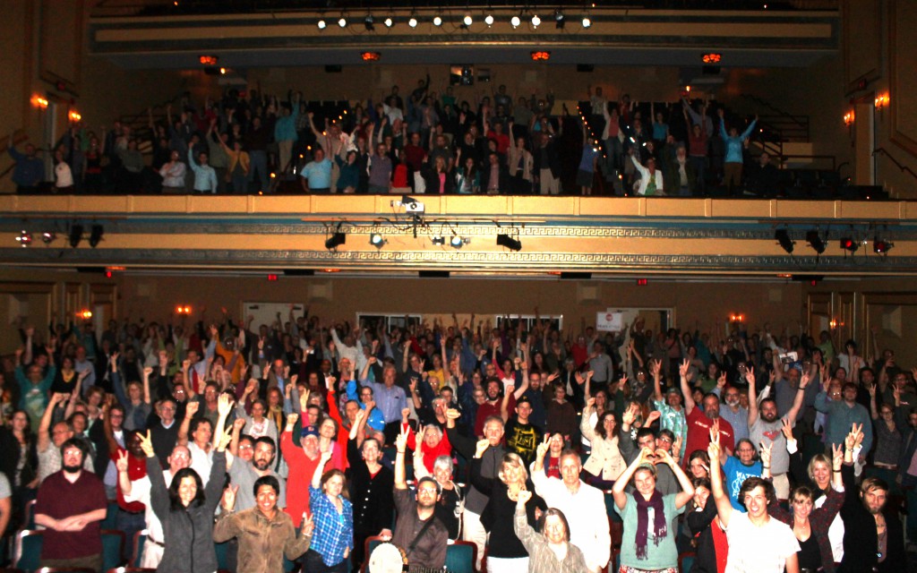 Gasland II draws an energetic audience at the Carolina Theater of Durham! Photo by Lee Ziesche, Gasland II