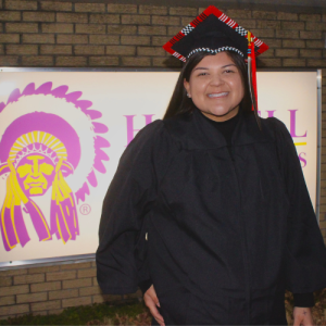 Mikayla “MK” Kerron is an Environmental/GIS Technician for the Prairie Band Potawatomi Nation